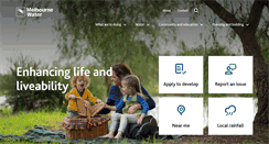 Desktop Screenshot of melbournewater.com.au